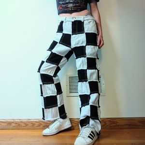 Delia's by Dolls Kill Tunnel Vision Checkered Pants